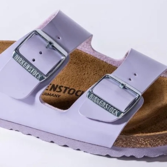 Birkenstock Arizona Patent Birko-Flor Sandals - Picture 3 of 12